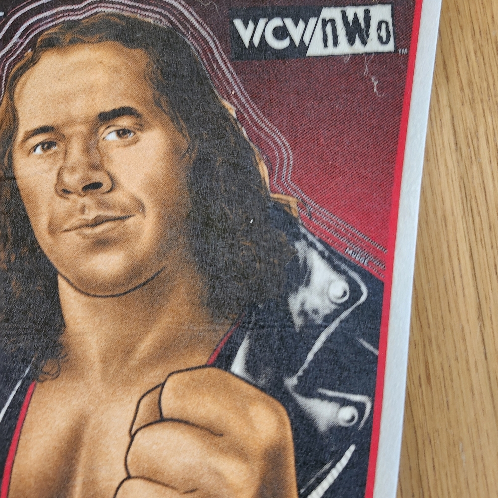 1996 Bret Hart Wrestling Pennant WCW NWO Windcraft - Picture 4 of 11